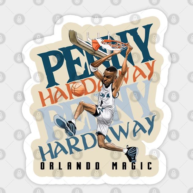 Penny Hardaway Sticker by Litaru